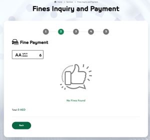 Dubai Police Fines Inquiry - No Traffic Fines detected for a UAE vehicle that was checked on November 19th 2024 in Dubai by a Dubai resident